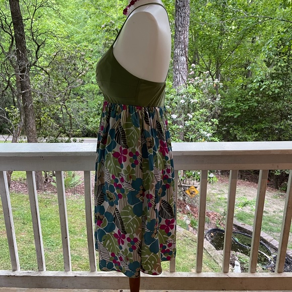 Candie’s Cross Back Floral Sundress L jr.FREE SHIP - Picture 3 of 4